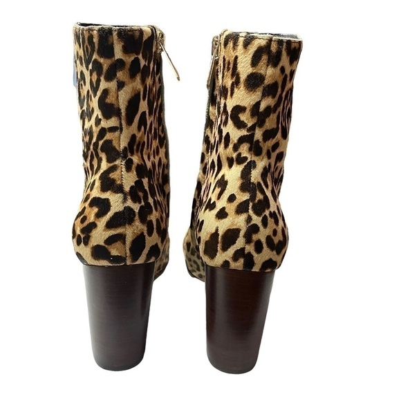 SAM Edelman Corra leopard stacked heel bootie - Picture 6 of 11